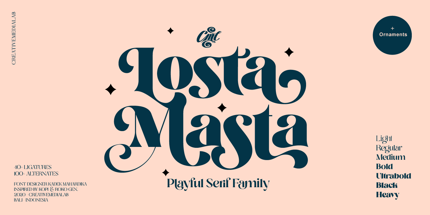 Пример шрифта Losta Masta #11